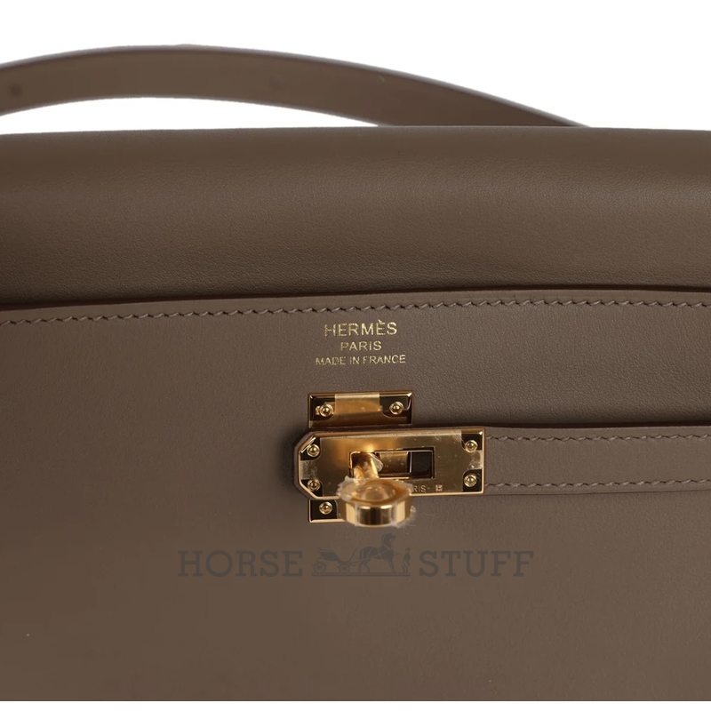 Hermès Kelly Moove Etoupe Swift GHW