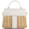 Hermès Kelly Limited Edition Picnic Mini White Swift and Osier PHW