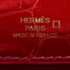 Hermès Kelly Pochette Clutch Black Lisse Crocodile Alligator GHW