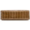 Hermès Kelly Pochette Clutch Ficelle Lisse Crocodile Alligator PHW