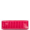 Hermès Kelly Pochette Clutch Rose Extreme Lisse Crocodile Alligator PHW