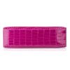 Hermès Kelly Pochette Clutch Rose Scheherazade Lisse Crocodile Alligator GHW