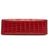 Hermes Kelly Pochette Clutch Rouge H Matte Crocodile Alligator PHW