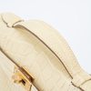 Hermès Kelly Pochette Clutch Vanilla Matte Crocodile Alligator GHW