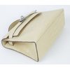Hermès Kelly Pochette Clutch Vanilla Matte Crocodile Alligator PHW