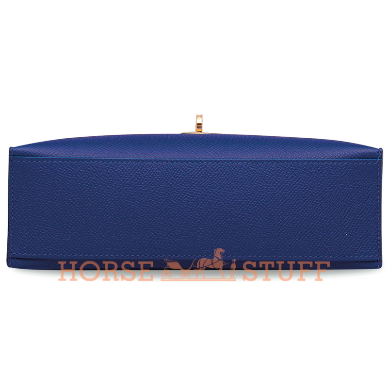 Hermès Kelly Pochette Clutch Blue Electrique Epsom GHW