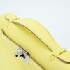 Hermès Kelly Pochette Clutch Lime Epsom PHW