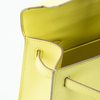 Hermès Kelly Pochette Clutch Lime Epsom PHW