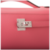 Hermès Kelly Pochette Clutch Rose Azalee Epsom PHW