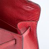 Hermès Kelly Pochette Clutch Bougainvillea Shiny Niloticus Lizard GHW