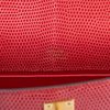 Hermès Kelly Pochette Clutch Bougainvillea Shiny Niloticus Lizard GHW