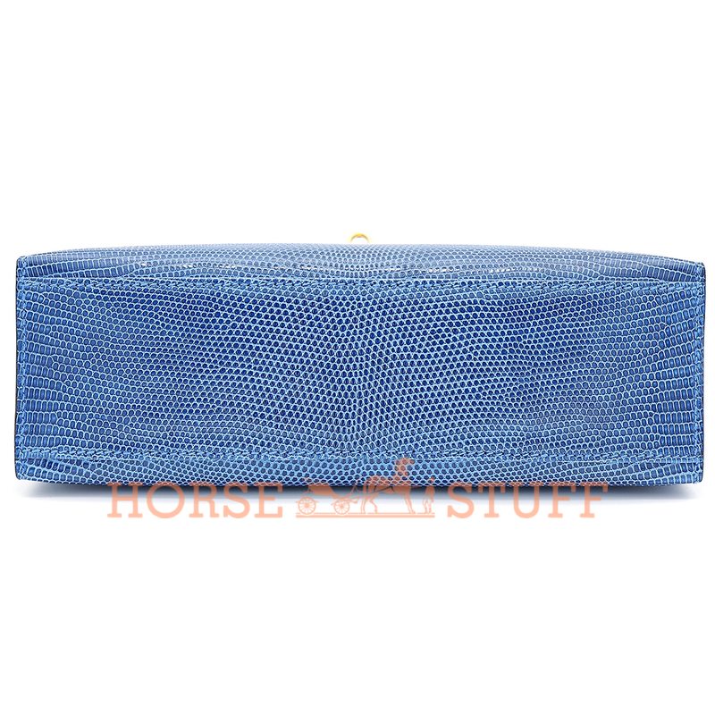 Hermès Kelly Pochette Clutch Mykonos Shiny Niloticus Lizard GHW