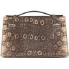Hermès Kelly Pochette Clutch Ombre ( Desert ) Shiny Salvator Varanus Lizard PHW