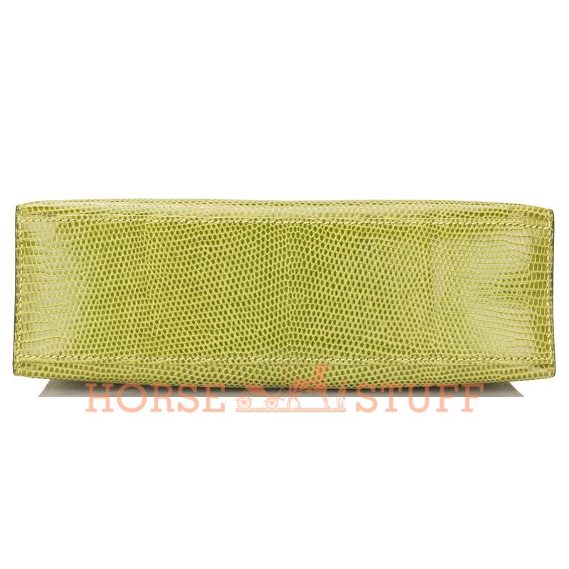 Hermès Kelly Pochette Clutch Vert Anis Shiny Niloticus Lizard PHW