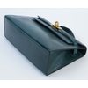 Hermès Kelly Pochette Clutch Vert Cypress Shiny Niloticus Lizard GHW