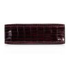 Hermès Kelly Pochette Clutch Bordeaux Lisse Crocodile Niloticus PHW