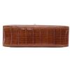 Hermès Kelly Pochette Clutch Miel Lisse Crocodile Niloticus PHW