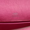 Hermès Kelly Pochette Clutch Fuchsia Ostrich PHW