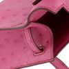 Hermès Kelly Pochette Clutch Fuchsia Ostrich PHW