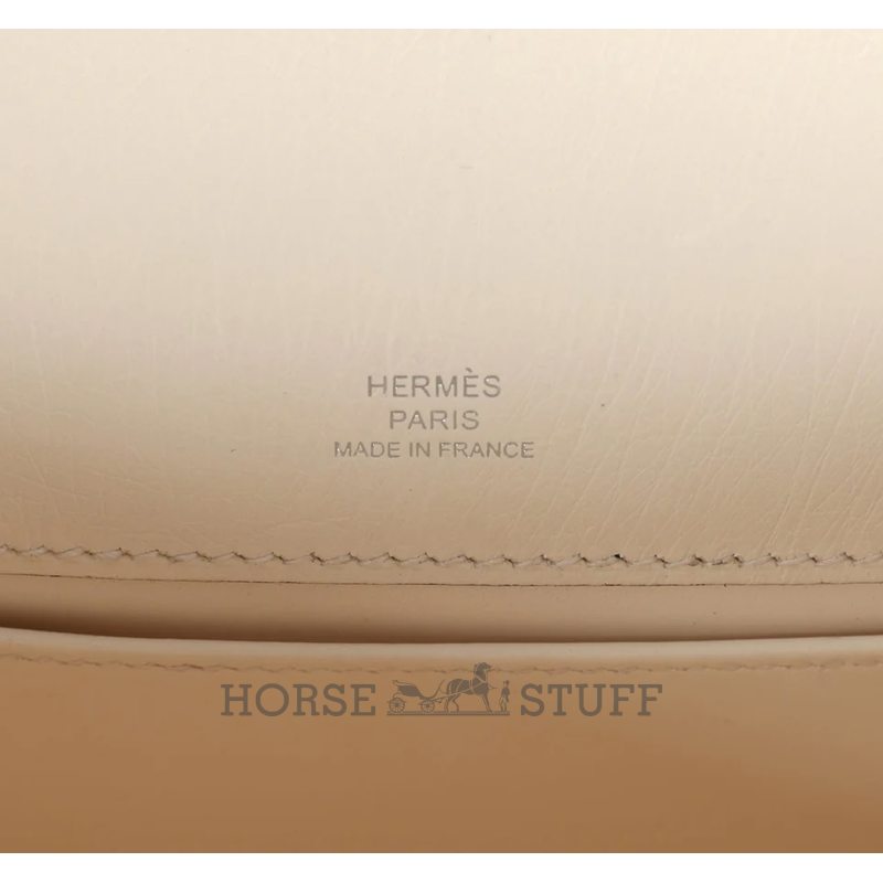 Hermès Kelly Pochette Clutch Nata Ostrich PHW