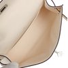 Hermès Kelly Pochette Clutch Nata Ostrich PHW