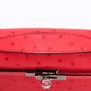 Hermès Kelly Pochette Clutch Rose Texas Ostrich PHW