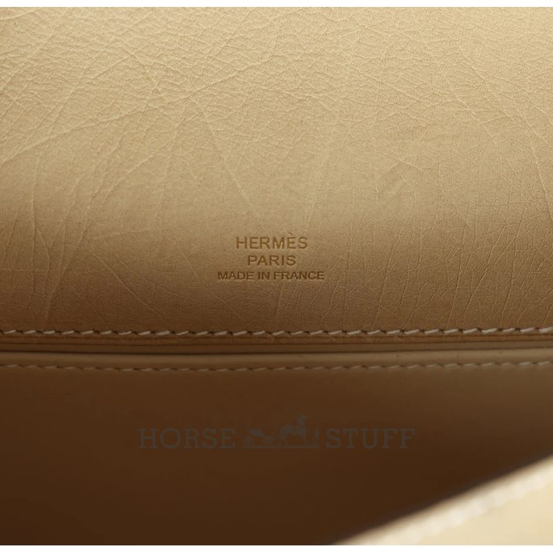 Hermès Kelly Pochette Clutch Trench Ostrich GHW