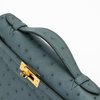 Hermès Kelly Pochette Clutch Vert Amande Ostrich GHW