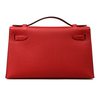 Hermès Kelly Pochette Clutch Rouge Casaque Epsom PHW