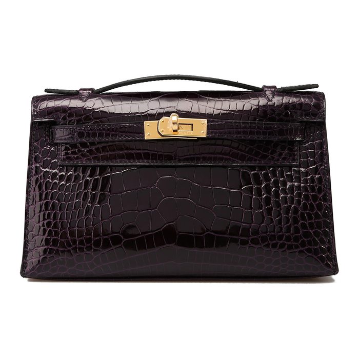 hermes aubergine croc