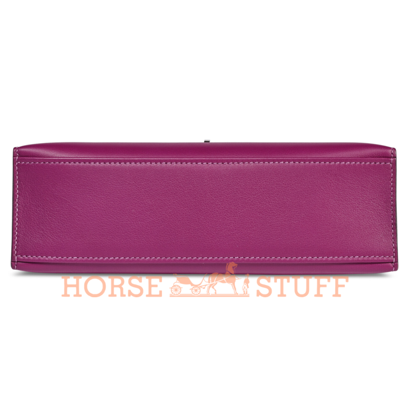 Hermès Kelly Pochette Clutch Anemone Swift PHW