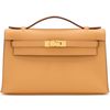 Hermès Kelly Pochette Biscuit Swift GHW