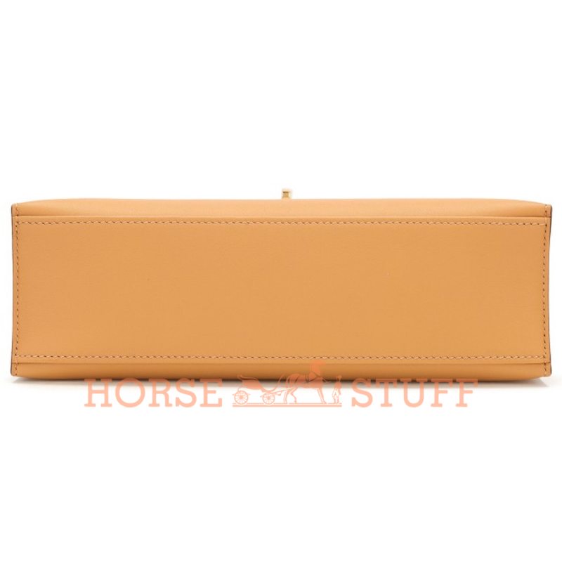 Hermès Kelly Pochette Biscuit Swift GHW