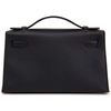 Hermès Kelly Pochette Clutch Black Swift PHW