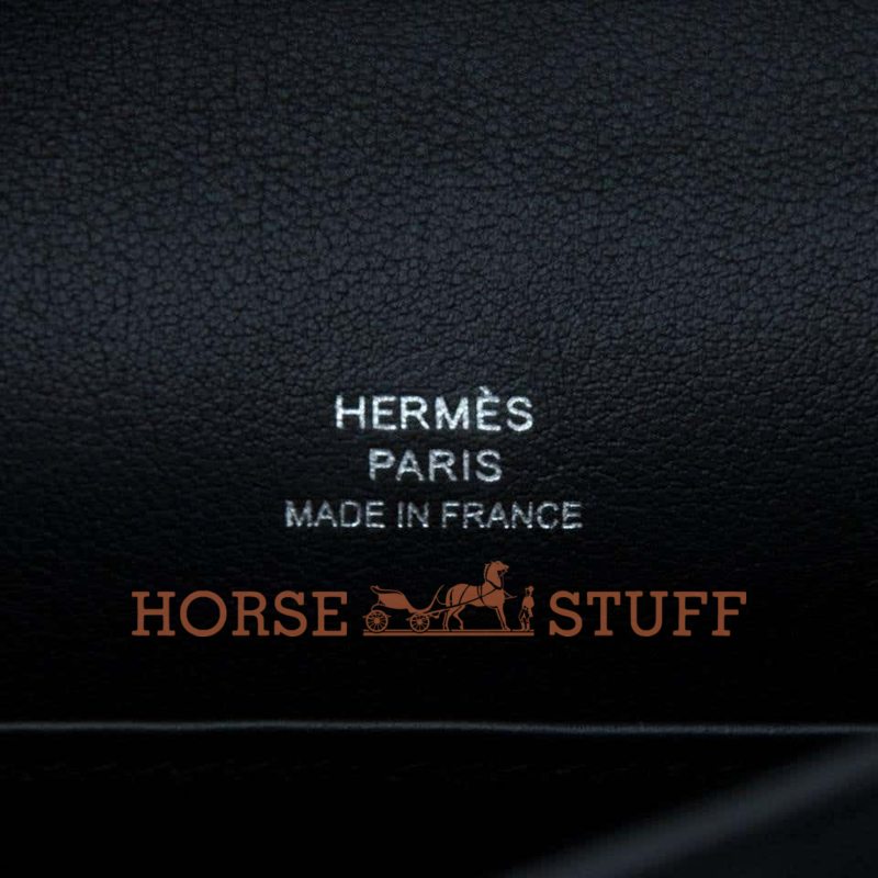 Hermès Kelly Pochette Clutch Black Swift PHW