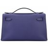 Hermès Kelly Pochette Blue Encre Swift GHW