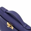 Hermès Kelly Pochette Blue Encre Swift GHW