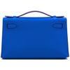 Hermès Kelly Pochette Blue France Swift GHW