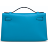 Hermès Kelly Pochette Clutch Blue Frida Swift GHW