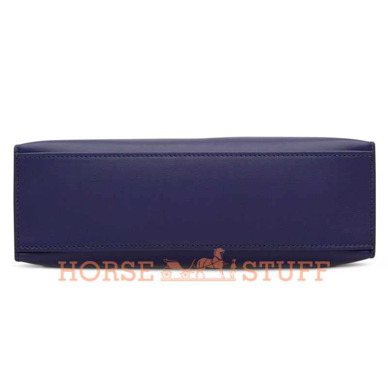 Hermès Kelly Pochette Clutch Blue Sapphire Swift GHW