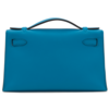 Hermès Kelly Pochette Clutch Blue Zanzibar Swift GHW