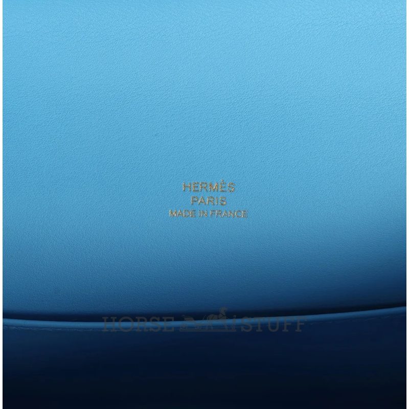 HERMÈS KELLY POCHETTE CLUTCH Celeste Swift GHW