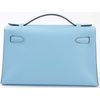 HERMÈS KELLY POCHETTE CLUTCH Celeste Swift PHW