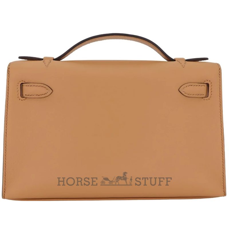 HERMÈS KELLY POCHETTE CLUTCH Chai Swift GHW
