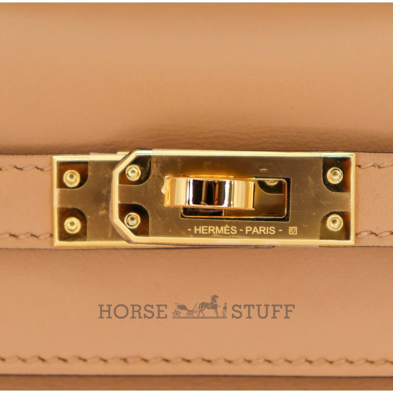 HERMÈS KELLY POCHETTE CLUTCH Chai Swift GHW