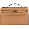HERMÈS KELLY POCHETTE CLUTCH Chai Swift GHW