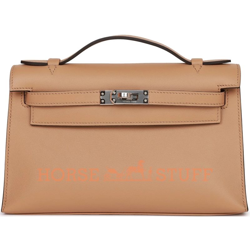 Hermès Kelly Pochette Chai Swift PHW