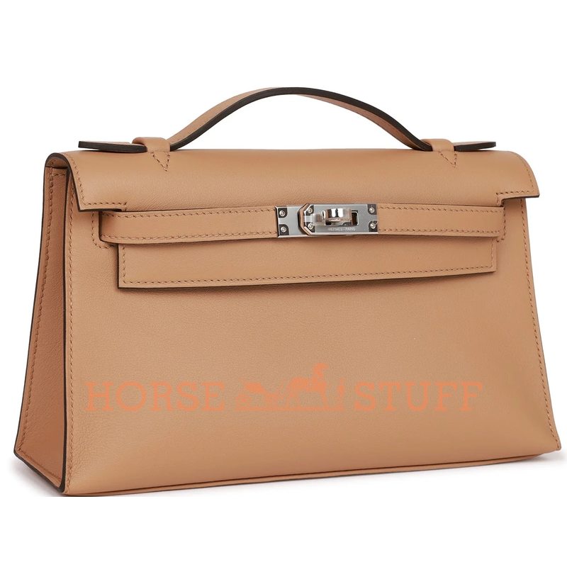 Hermès Kelly Pochette Chai Swift PHW