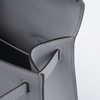 HERMÈS KELLY POCHETTE CLUTCH Gris Pantin Swift PHW
