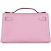 HERMÈS KELLY POCHETTE CLUTCH Mauve Sylvestre Swift PHW
